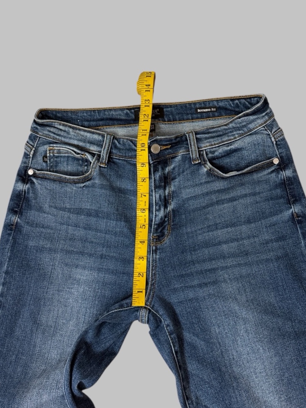 Judy Blue Boyfriend Fit Medium Wash Jeans - Picture 6 of 6